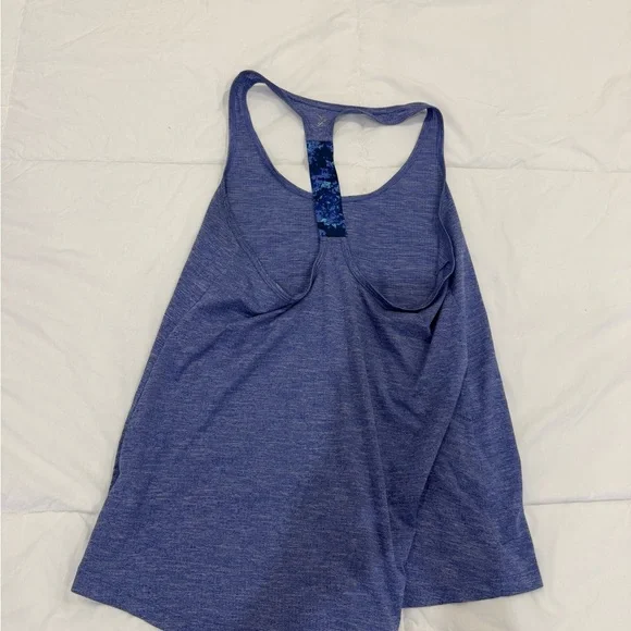 Blue Racerback Tank Top - Picture 2 of 2